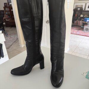 Sesto Meucci Black Leather Boots Size 6 M